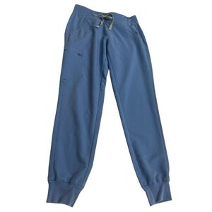 Figs Women’s Zamora Jogger Scrub Pants Ceil Blue Small  SEE NOTES